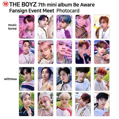 The Boyz 7th Mini Album Be Aware Fan Sign Event Music Korea Withmuu Photocard • 9.99$