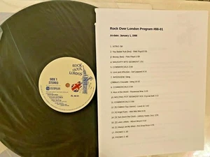 RADIO SHOW 1/1/88 ROCK OVER LONDON: PINK FLOYD (2) (LIVE), STING, DEF LEPPARD - Picture 1 of 1