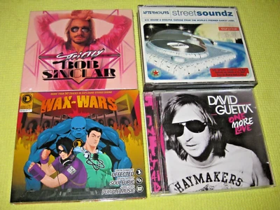 Streetsoundz Vol. 1, Strictly Bob Sinclar, Wax-Wars 4 CD Albums Dance House Gara - Image 1 of 3