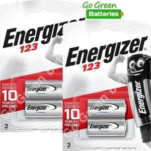 4 x Energizer CR123A CR123 123 3v Lithium Photo Battery - Picture 1 of 2