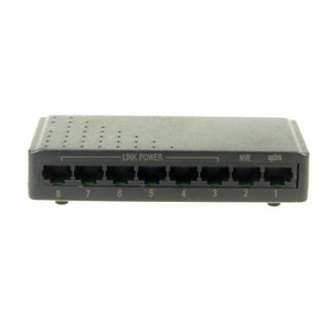 DSLRKIT 8-Port Gigabit Passive PoE Switch – Injector & Ethernet Hub (No Power Adapter)-799685