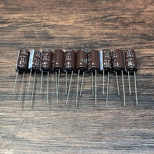 470uf 25v Electrolytic Capacitor Nippon 10x20mm 5mm Lead Spacing (10 Pieces) - Picture 1 of 3