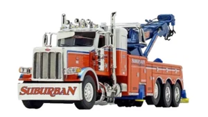 1/64 DCP SUBURBAN TOWING PETERBILT 389 36" SLEEPER W/ CENTURY ROTATOR WRECKER - Picture 1 of 8