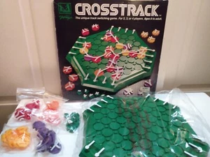 Vintage 1996 Crosstrack Track Switching Board Game - Complete Without Rulebook - Picture 1 of 6