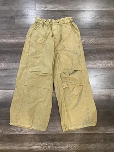 URBAN OUTFITTERS | Sloan Balloon Pants Nylon Baggy Khaki Tan Green | Size Small - Picture 1 of 3