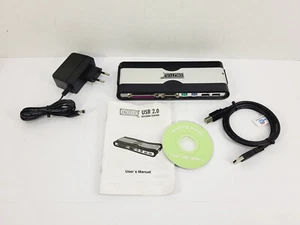 Digitus USB 2.0 Dockingstation Port Replikator (2x USB, Tastatur, Maus, COM) - Bild 1 von 12