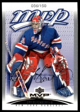 2003-04 Upper Deck MVP SILVER /150 Dan Blackburn New York Rangers #287