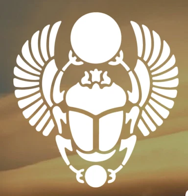 Calcomanía jeroglífica egipcia de dioses antiguos para coche Foto 1 de 3