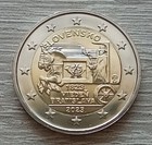 2 EURO COMMEMORATIVE 2023- SLOVAKIA- HORSE-DRAWN EXPRESS MAIL - UNC
