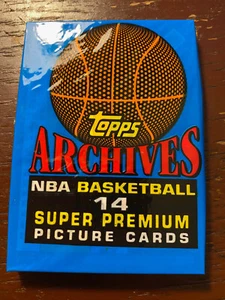 1992-93 TOPPS Archive Basketball "The ROOKIES 1981-1991" 1 Pack of 14 Cards - Picture 1 of 3