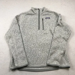 Patagonia Better Sweater Herren Small grau 1/4 Quarter Zip Fleece Langarm - Bild 1 von 9