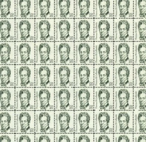 FULL SHEET OF 100 stamps Great Americans #1861 Thomas Gallaudet Mint NH OG - Picture 1 of 1