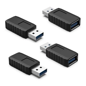 USB Coupler Male to Female 4Packs USB 3.0 Type A Adapter Superspeed 5Gbps USB... - Picture 1 of 7