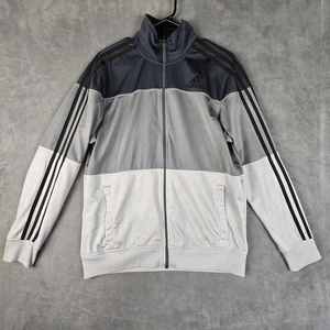 Adidas Allday Tricolor Trainingsjacke Größe M - Flecken, Loch - Bild 1 von 15
