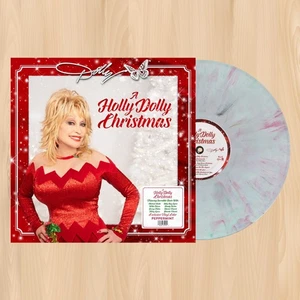 PEPPERMIINT VINYL----  DOLLY PARTON ‎A Holly Dolly Christmas LP RECORD      1223 - Picture 1 of 4