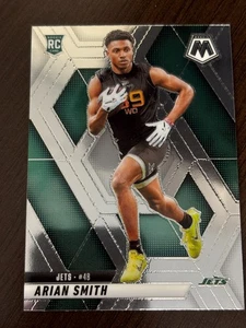 2025 Panini Mosaic Football Arian Smith RC Rookie Base - New York Jets - Picture 1 of 2