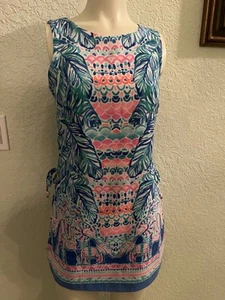 Damen Lilly Pulitzer Skort Kleid/Etuikleid hell mehrfarbig Größe 00 - Bild 1 von 6