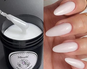 100g Milky White Pink Builder Nagelgel für Nägel Gel 100ml selbstnivellierendes Gel  - Bild 1 von 28