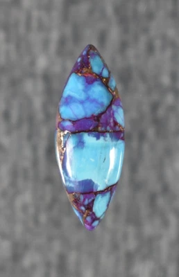 莫哈韦和蓝色绿松石凸圆形紫色 — 第 1/4 张图片