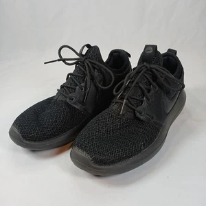 Scarpe Nike Roshe One Uomo Triple Nero Taglia 8 Maglia Casual Running Sneakers - Foto 1 di 10