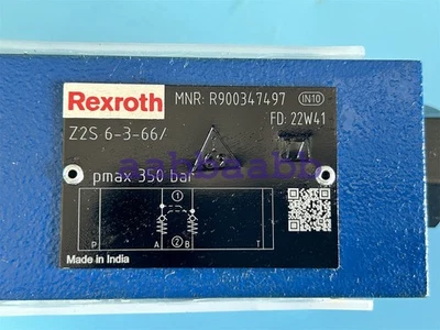 1PCS NEW Rexroth R900347497 Z2S6-3-6X/ Check Valve - Image 1 of 4