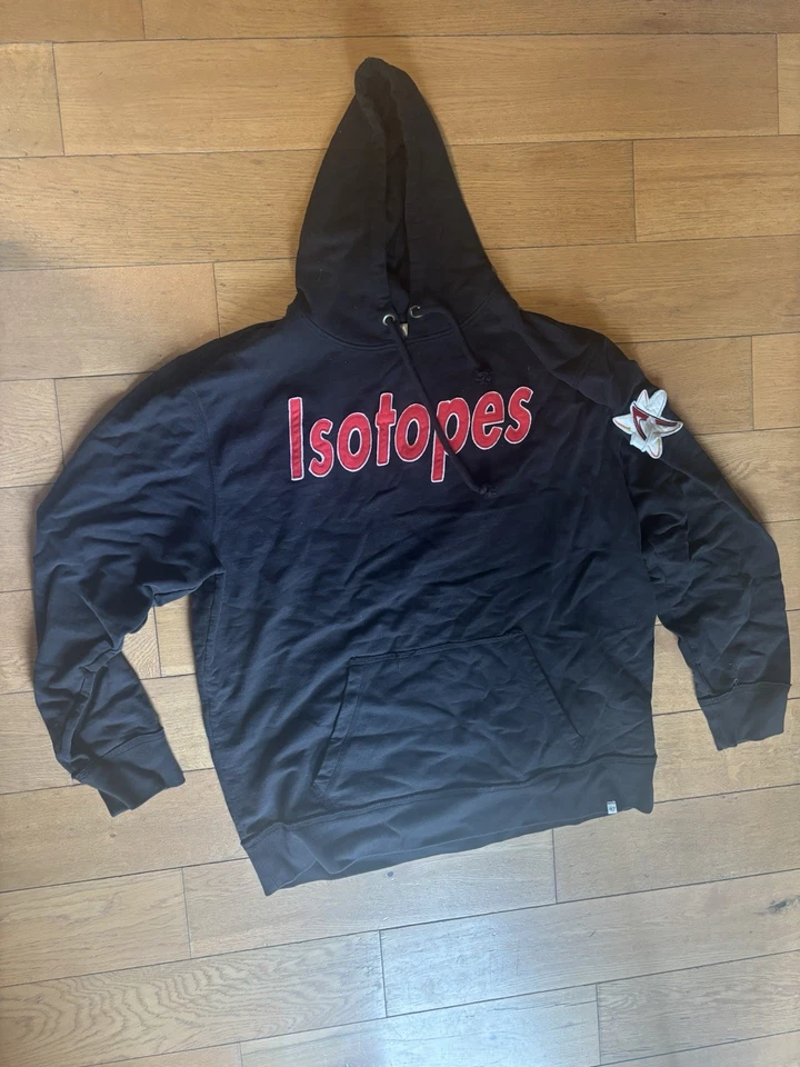 Camisa de béisbol manga larga Albuquerque Isótopos AAA 47 sudadera con capucha talla XXL 2XL Foto 1 de 4