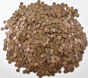 Monedas de centavo Lincoln Wheat Back 500 (10 rollos) - Lote colección 1909-1958 - Imagen 1 de 1
