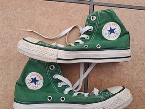 Converse Chuck Taylor All Star High Top Green Men's Size 4 Womens 6 EUC ! - Picture 1 of 9