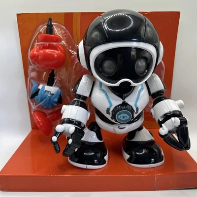 Robosapien Remix Robot w Arm Launchers Dance Moves Light Up Big Head 8" - Image 1 of 4