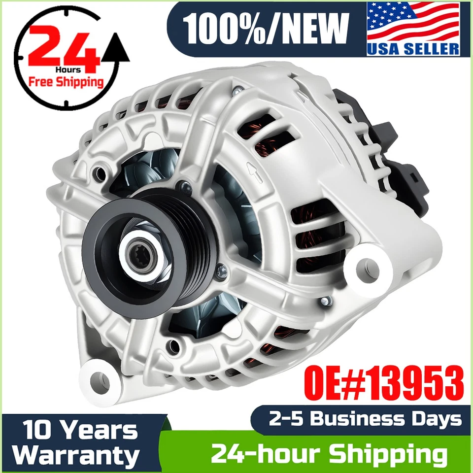 New 180 Amp Alternator Fits Bmw X3 3.0l 2007 2008 2009 2010 0-121-715-112 - Imagem 1 de 4