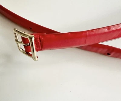 Cinturón de cuero coral/rosa J Crew Foto 1 de 4