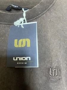 Camiseta Union Denim De “NEXT” Marrón 100% Algodón Cuello Redondo Talla 1XL 48” NUEVA CON ETIQUETAS - Imagen 1 de 12
