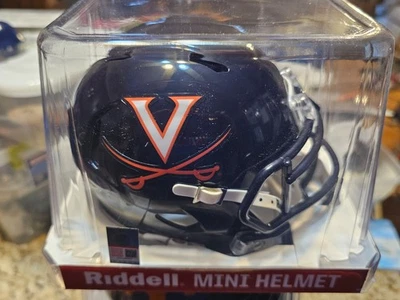 VIRGINIA CAVALIERS THROWBACK  NCAA MINI HELMET RIDDELL NEW IN BOX - Image 1 of 4