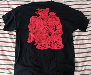 Men's Napalm Death Utilitarian Tour 2012 T-Shirt 2 sided official -Large - Picture 1 of 6
