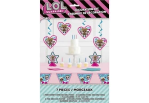 LOL Surprise! Dolls Birthday Party Decoration Kit L.O.L. 7pcs - Picture 1 of 1