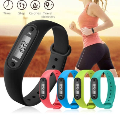 OROLOGIO CONTAPASSI PEDOMETRO CONTA PASSI TIME CALORIE DISTANZA - Immagine 1 di 4