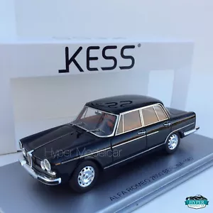 KESS MODEL 1/43 Alfa Romeo 2600 Berlina 1962 Black Art. KE43000171 - Imagen 1 de 5