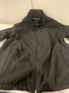 Free Country Men's Graphite Full Zip Journeyman Flex Super Softshell Jacket - Sm - Picture 1 of 10