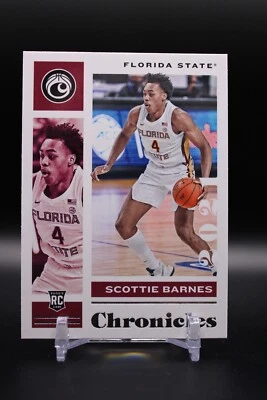 Scottie Barnes, Florida State Seminoles, 2021 Panini Chronicles, Rookie, #7 - Image 1 of 2