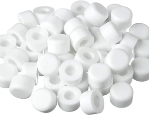 Rubber Door Bumper Tips White Door Stop Caps Door Stopper - Picture 1 of 7