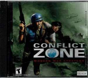 Conflict Zone Modern War Strategy Pc New XP Gut Wrenching War The World Watching - Picture 1 of 2