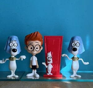 Mr. Peabody & Sherman McDonald's 2014 Giocattoli, Set di 4 Personaggi, A-6 - Foto 1 di 10