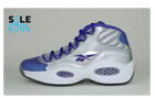 Reebok Big Kids' QUESTION Basketball Shoes Metallic Silver/Purple M43989