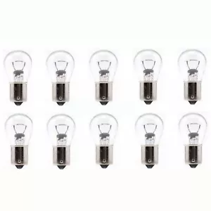 #1156 12 Volt Stock Park Parking Back Up Tail Light Signal Lamps Bulbs Box 10 - Foto 1 di 5