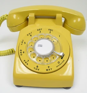 Teléfono de escritorio eléctrico Yellow Western 500 - restauración completa - Imagen 1 de 1