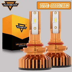 Auxbeam 9005 LED Headlight Bulb Kit High Beam White for Toyota Matrix 2003-2014 - Picture 1 of 12