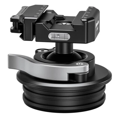 Leofoto Lever-Lock Ballhead w Integrated 75mm Adapter - STB-75X Arca & Picatinny - Image 1 of 2