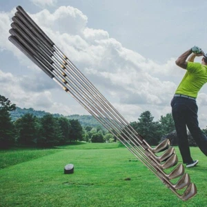 Vintage RH MacGregor Jack Nicklaus Golden Bear Iron Golf Clubs 4,5,6,7,8,9 - Picture 1 of 5