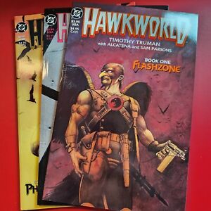 Hawkworld Books 1-3 Timothy Truman 1989 DC Graphic Novel FN+ Limited Series