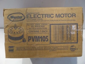 MASTER FLOW PVM105 RICAMBIO MOTORE SFIATO EGV5/ERV4/ERV5/PR-1/PR-2/PG1/PG2 - Foto 1 di 5